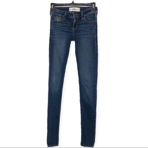 Hollister Stretch Ankle Skinny Jeggings Jeans Size: 0R 24x31